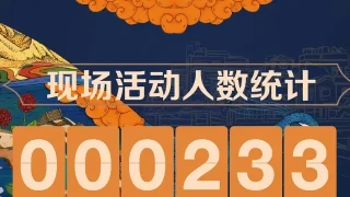 jQuery活动现场人数翻页统计插件