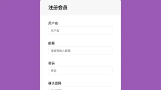 js会员注册表单验证代码
