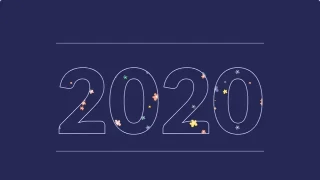 2020数字填充背景CSS3动画 2020数字填充背景CSS3动画
