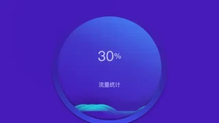 echarts波浪百分比图表代码