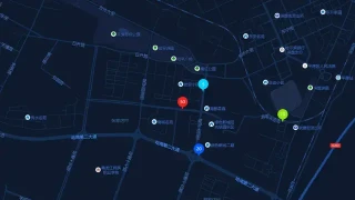 css3地图坐标点闪烁发光特效 css3地图坐标点闪烁发光特效