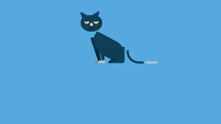 纯css3绘制卡通猫咪动画特效
