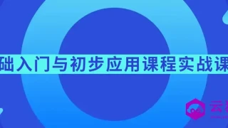 基础入门与初步应用课程实战课程 基础入门与初步应用课程实战课程