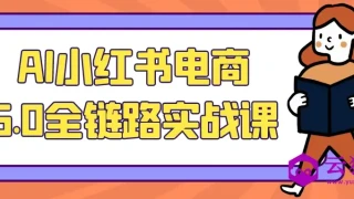 AI小红书电商5.0全链路实战课 AI小红书电商5.0全链路实战课