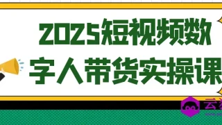 2025短视频数字人带货实操课 2025短视频数字人带货实操课