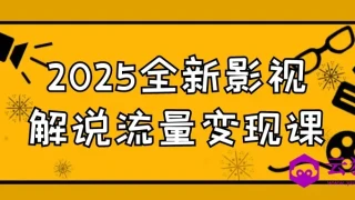 2025全新影视解说流量变现课