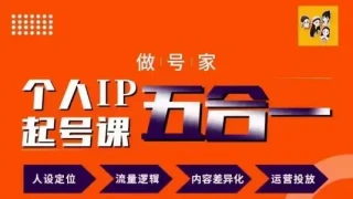 短视频个人IP起号方法68节
